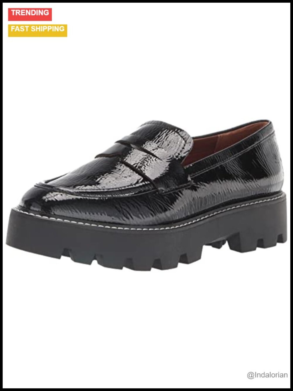 Lug Sole Platform Chunky Loafer Slip-On Business Work